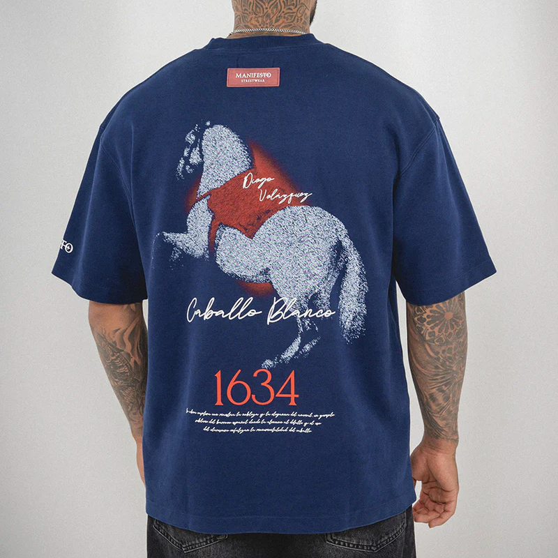 CAMISETA MANIFESTO CABALLO BLANCO