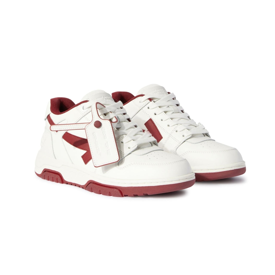 ZAPATOS OFF WHITE BLANCO/ROJO
