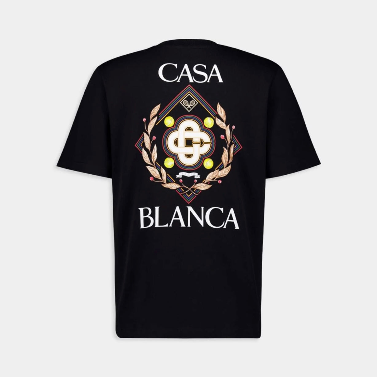 CAMISETA CASA BLANCA NEGRA ROMBO