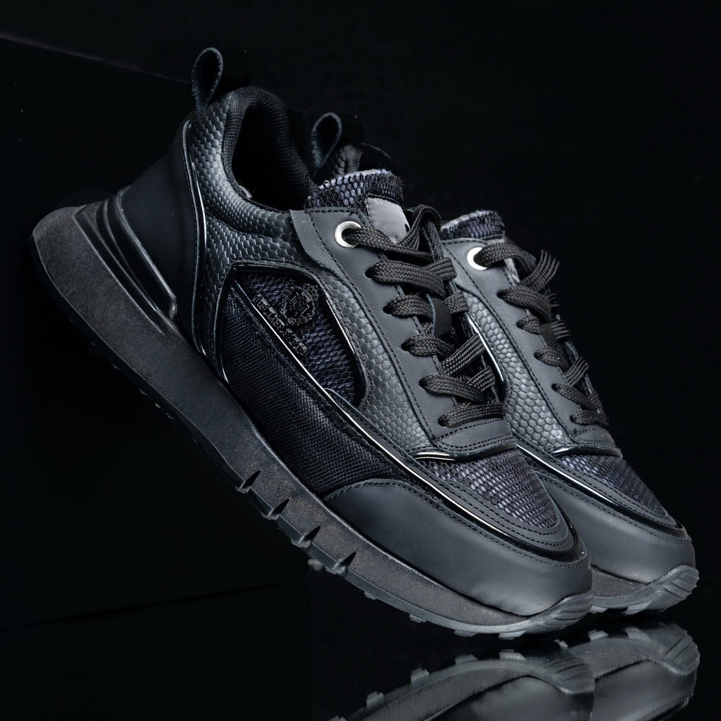 ZAPATOS MECLIER TITANIUM BLACK-BLACK