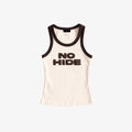 TANK TOP NO HIDE IVORY EMBOSSED