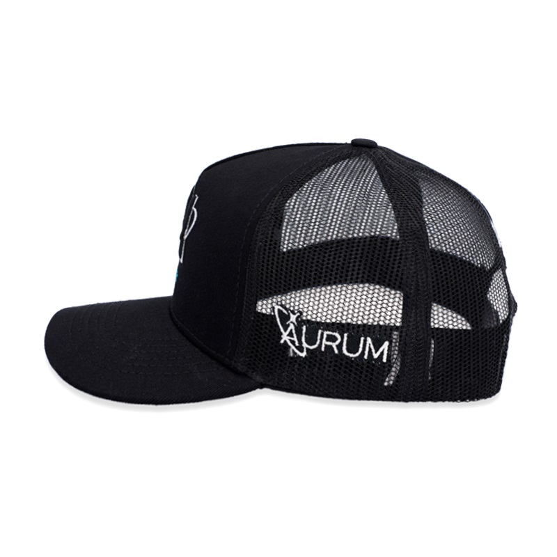 GORRA AURUM BLACK TRUCKER CAP