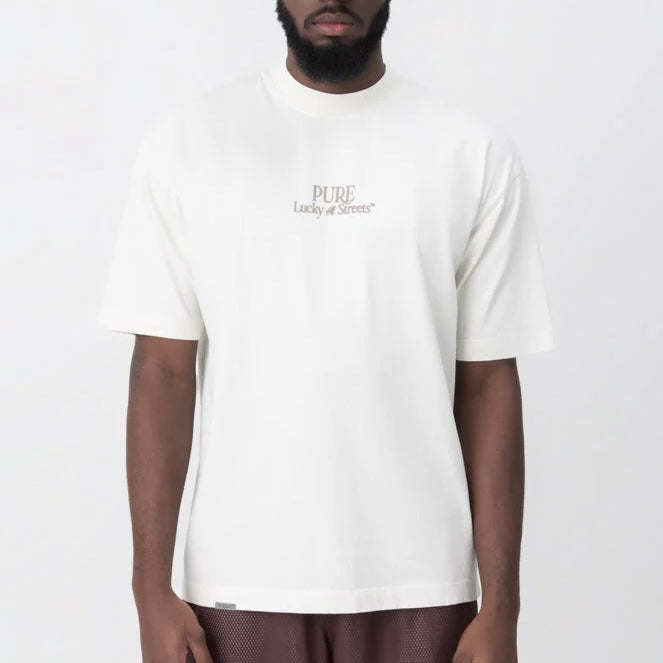 CAMISETA PURE LUCKY STREETS CREAM PIN UP