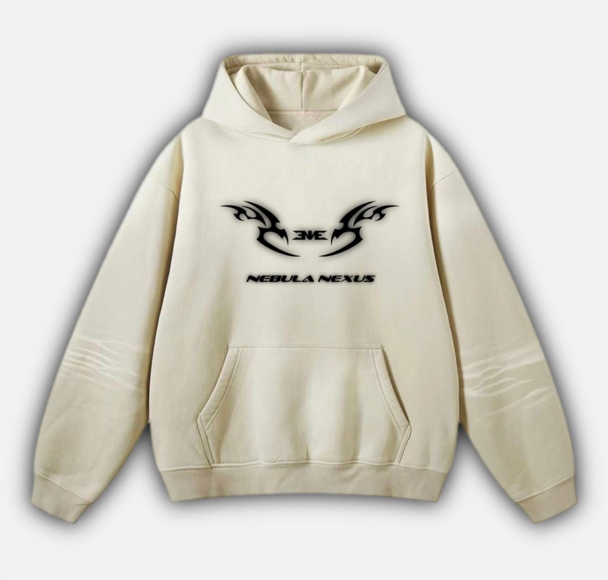 HOODIE NEBULA VITRUVIO COLOR LUNAR CREAM