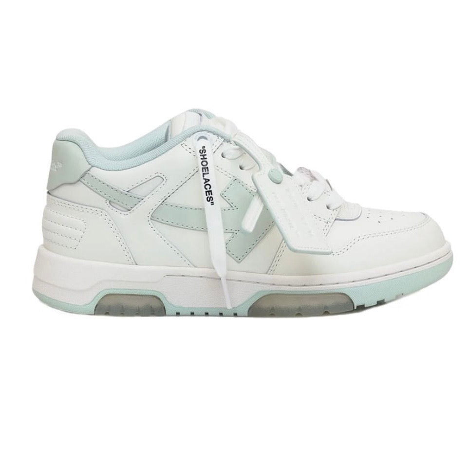 ZAPATOS OFF WHITE OUT OFFICE BLANCO VERDE MENTA
