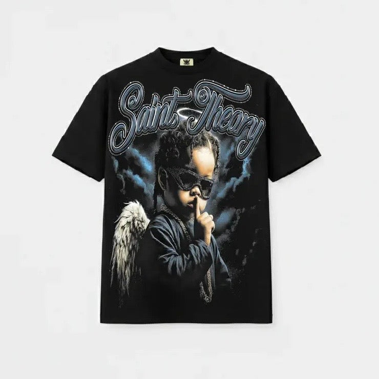 CAMISETA SAINT THEORY REVELION SUN GLASSES BLACK