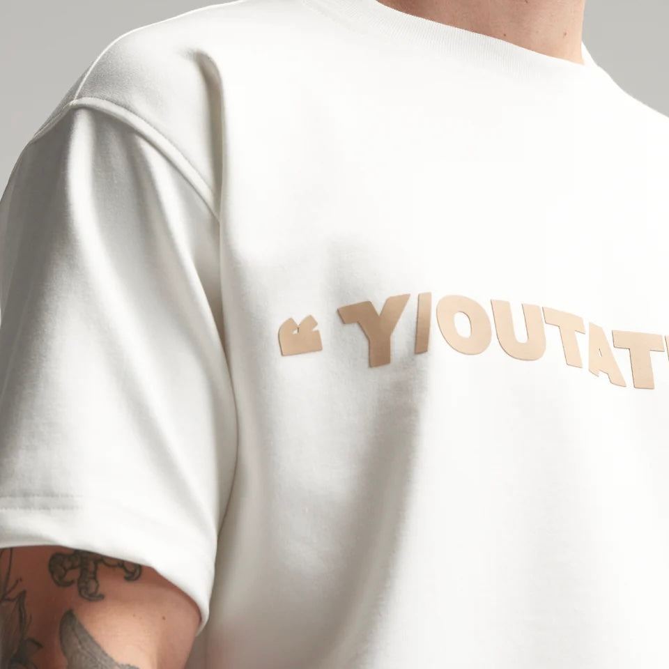 Y-OUT WHITE SLOW MODE T-SHIRT