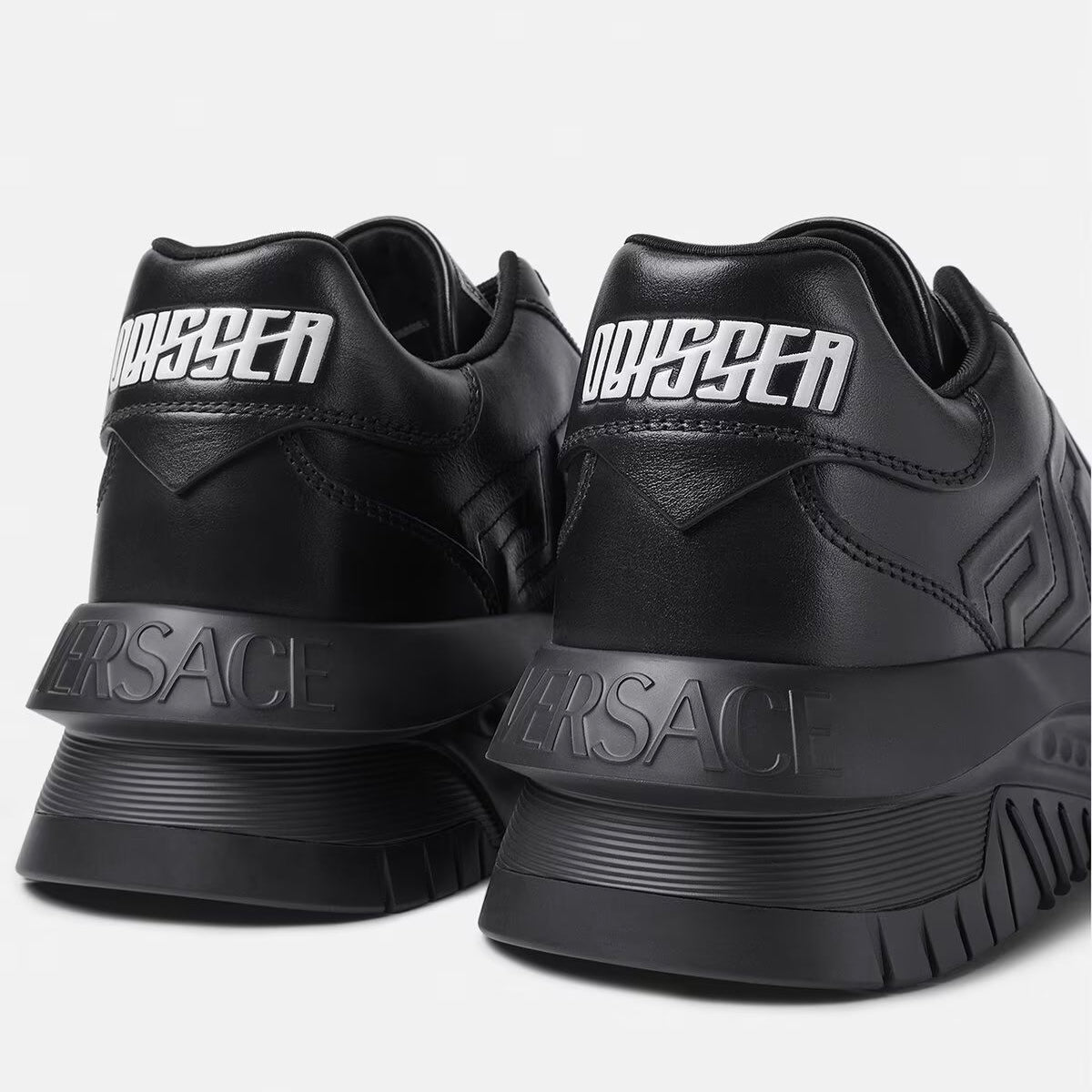 ZAPATOS VERSACE ODISEA CUERO NEGRO