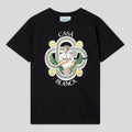 CAMISETA CASA BLANCA TENNIS NEGRA