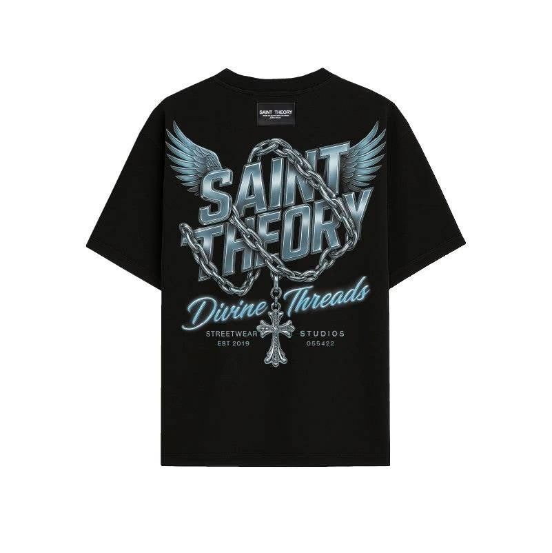 CAMISETA SAINT THEORY ROSVRY STUDIO NEGRA