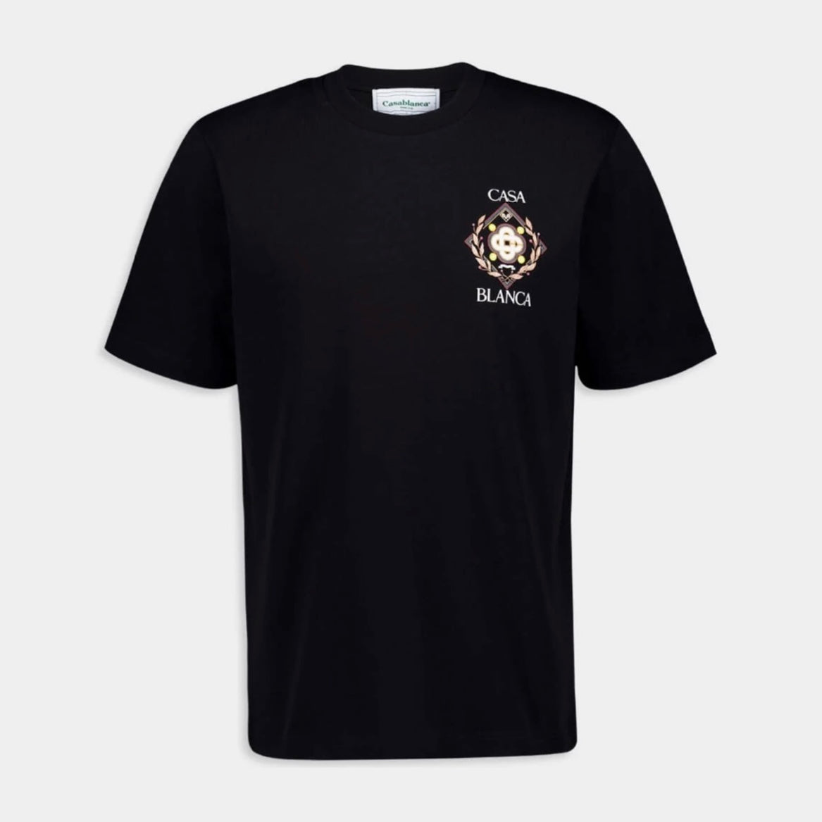 CAMISETA CASA BLANCA NEGRA ROMBO