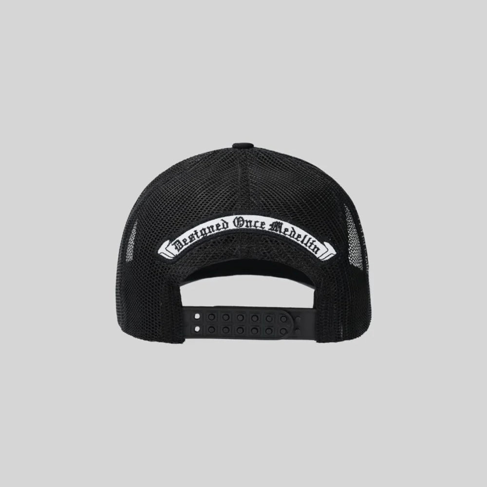 GORRA DOM APPAREL TRUCKER BLACK