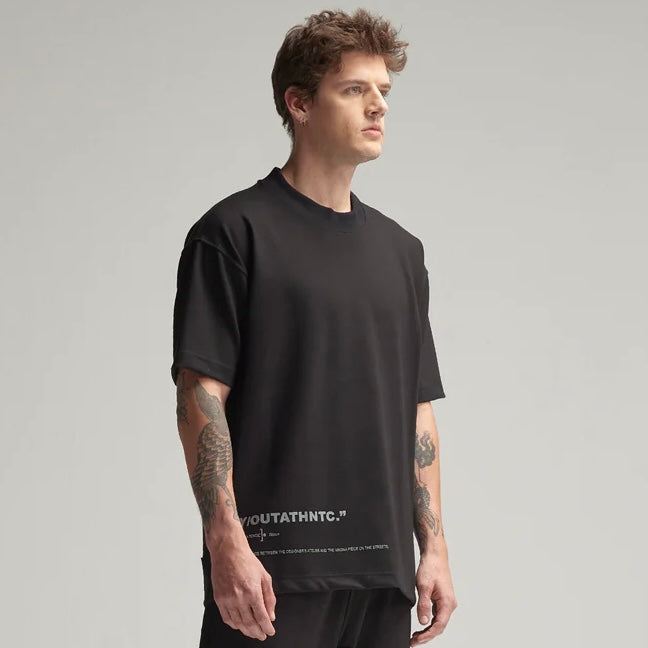 CAMISETA Y-OUT NEGRA NO WASTE