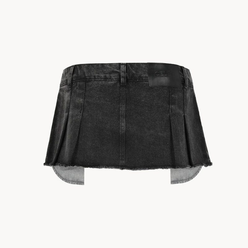 CELEIT MINI SKIRT BLACK