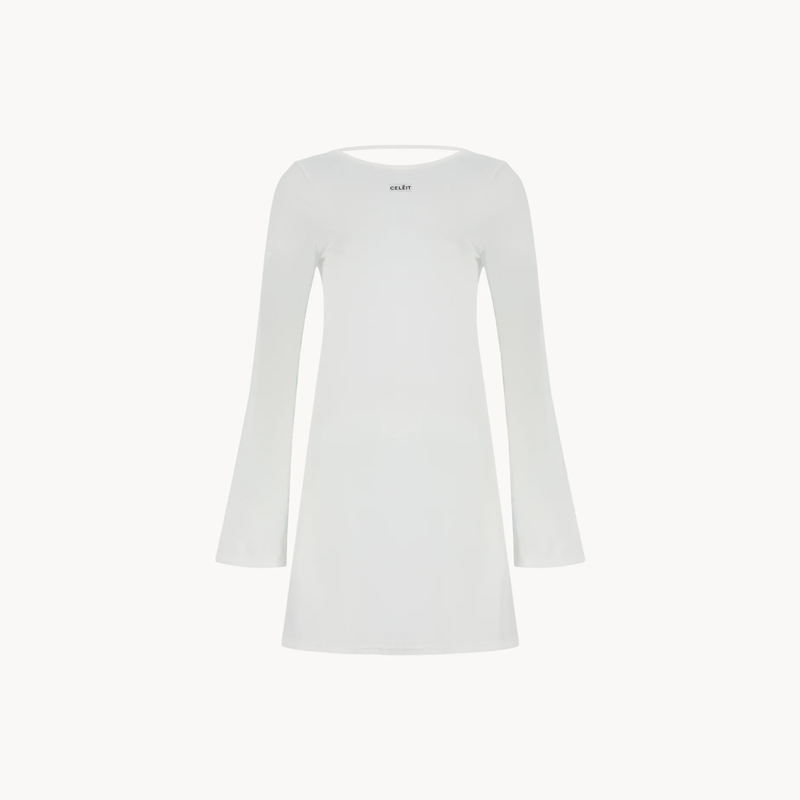 CELEIT LABEL DRESS IVORY