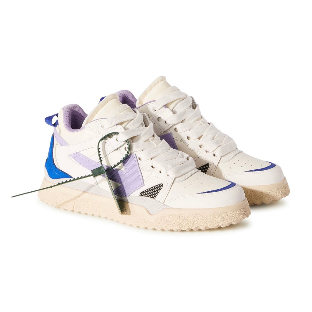 ZAPATOS OFF WHITE SPONGE BLANCOS Y MORADO
