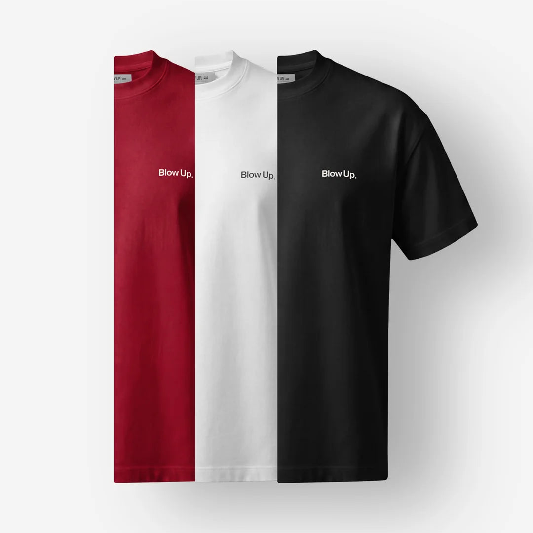 CAMISETA 3 PACK BLOW UP