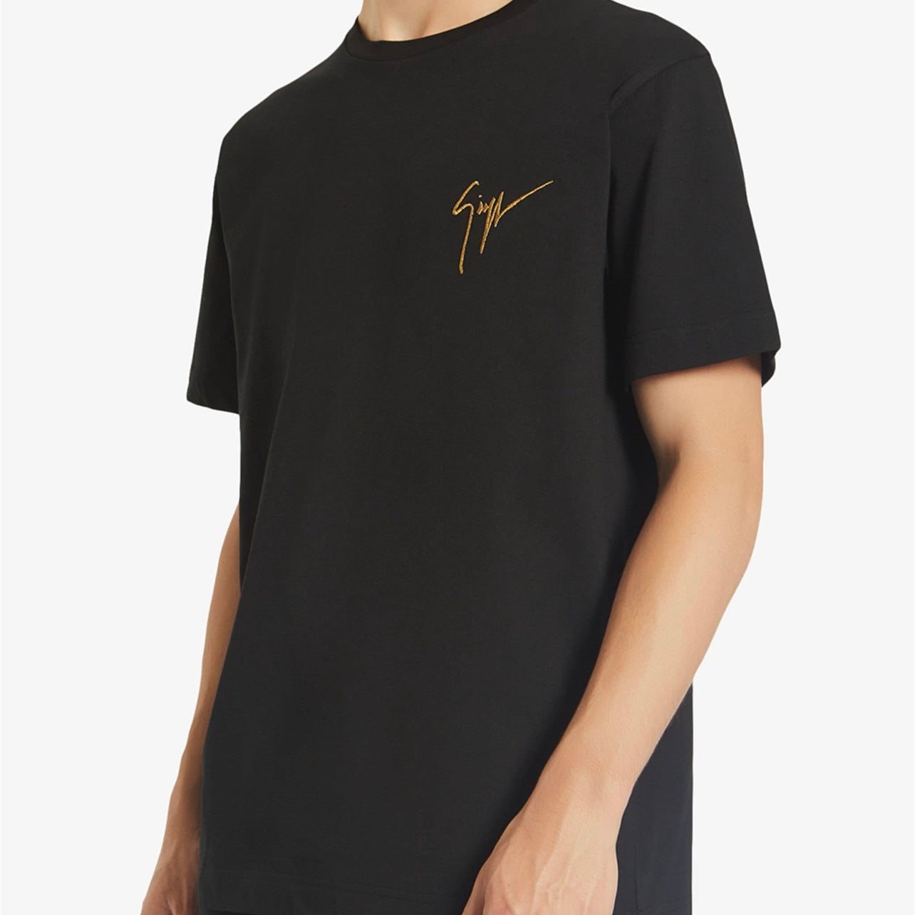 CAMISETA GUISEPPE ZANOTTI NEGRO DORADO