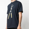 CAMISETA SUPREME AZUL TIJERAS