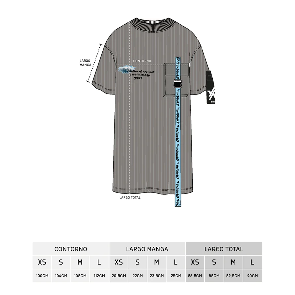 VESTIDO Y-OUT GRIS DANAIE DRESS