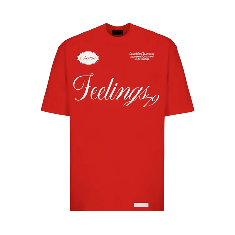 CAMISETA AURUM FEELINGS RED