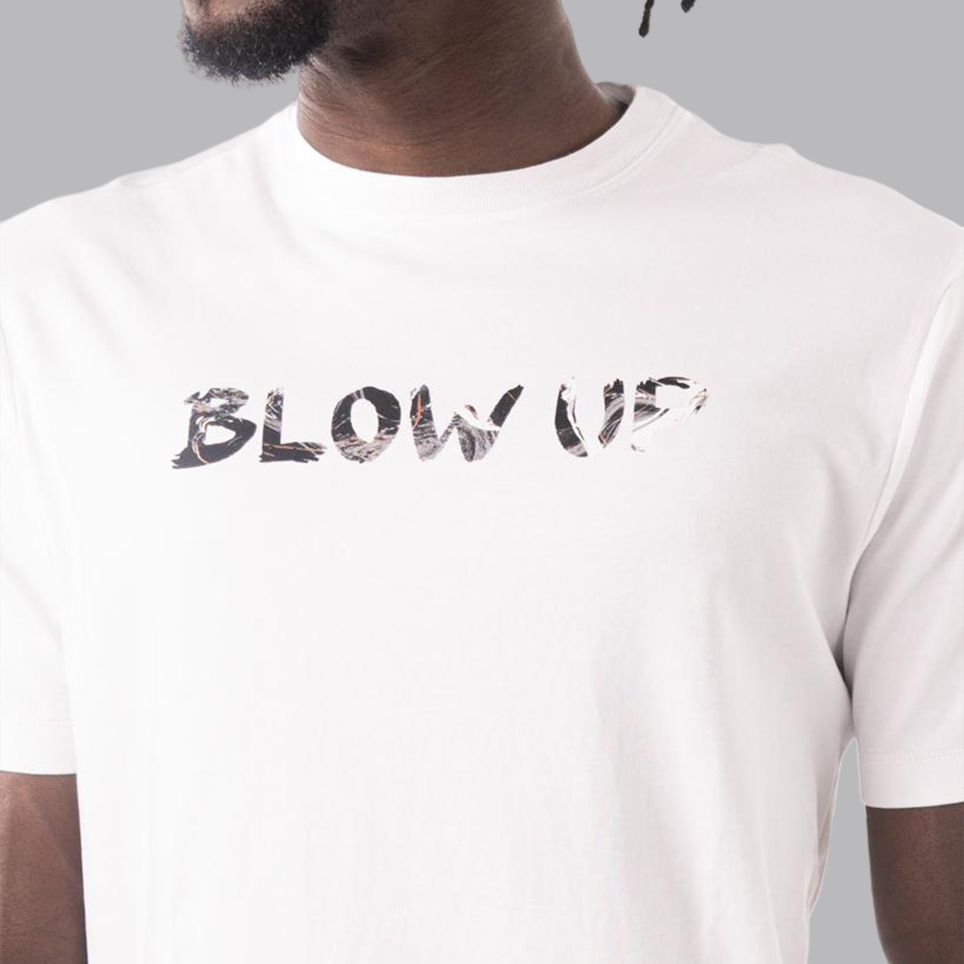 CAMISETA BLANCA GLITTER CAMOUFLAGED