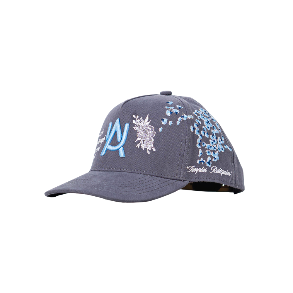 GORRA AURUM GREY FLORES