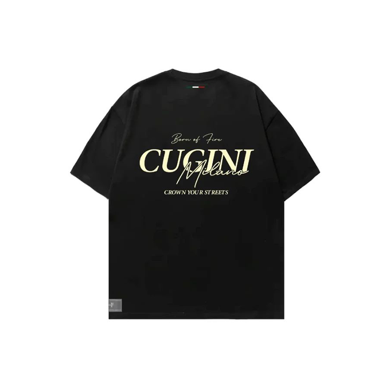 CAMISETA CUGINI OVERSIZE MILANO BLACK