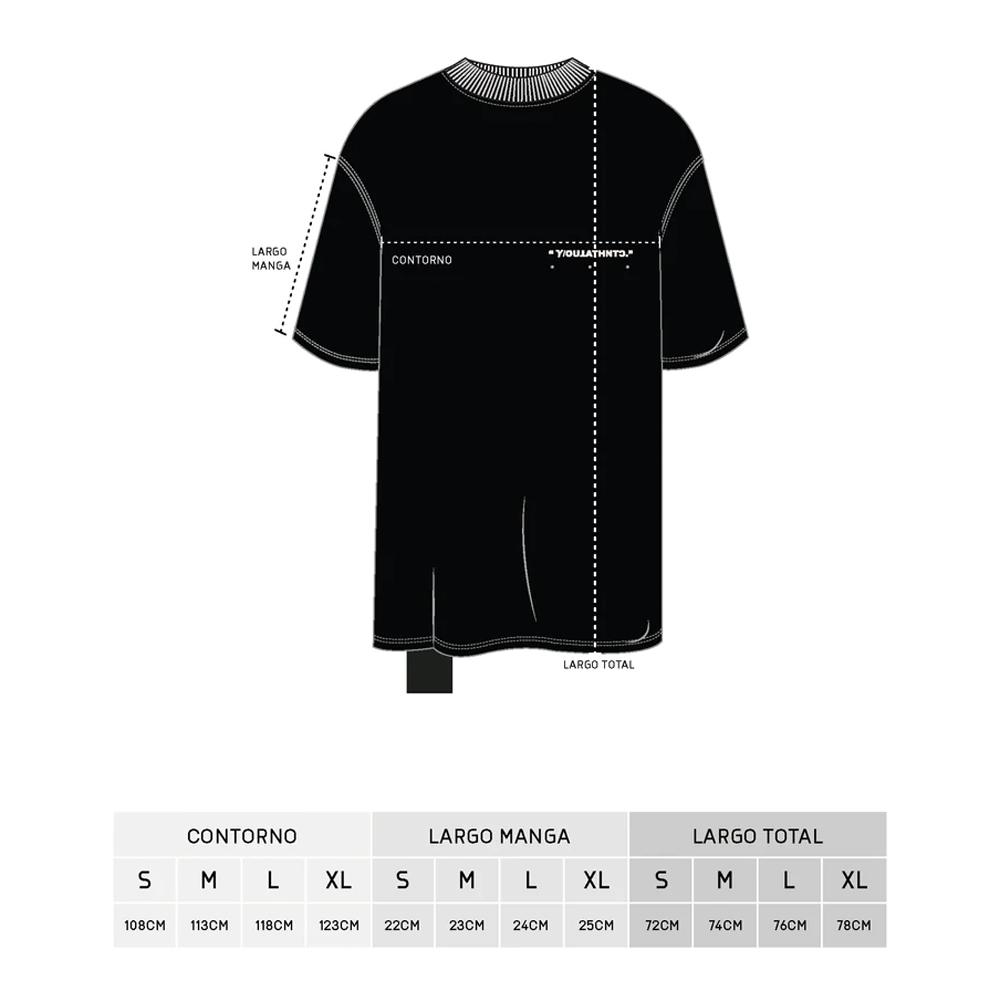 Y-OUT REFLECTION BLACK T-SHIRT