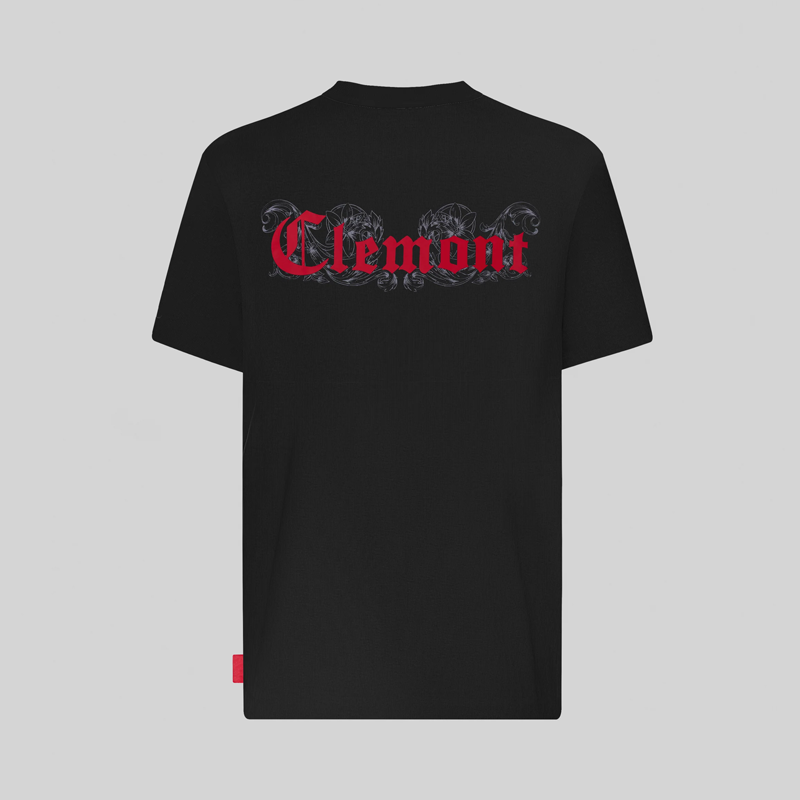 CAMISETA CLEMONT FIAMMA NEGRA