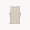 CELEIT EMBOSSING TANK TOP IVORY