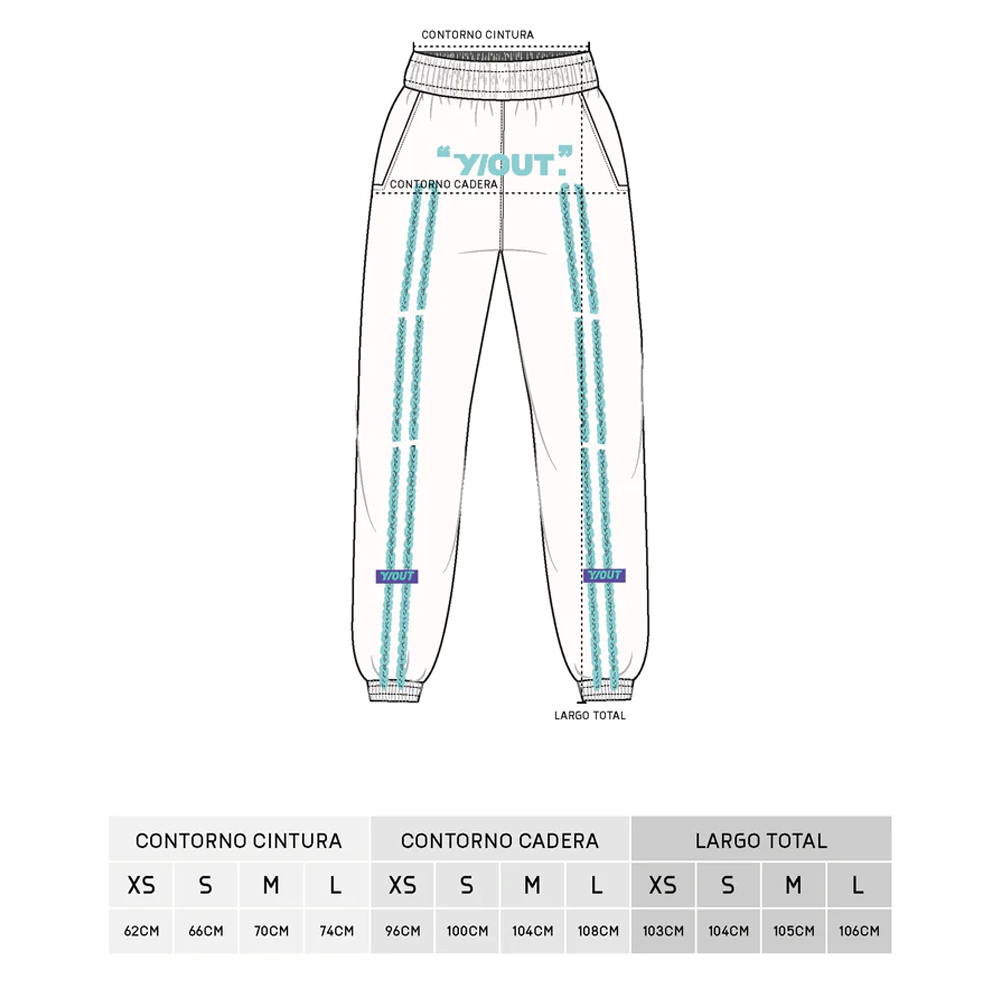 JOGGER Y-OUT BLANCO CORD