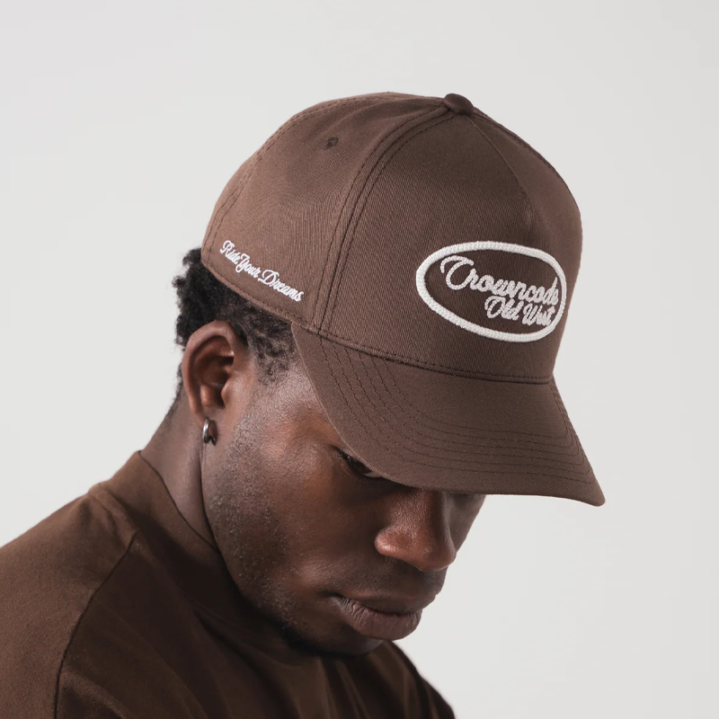 GORRA CROWNCODE OLD WEST CHOCOLATE