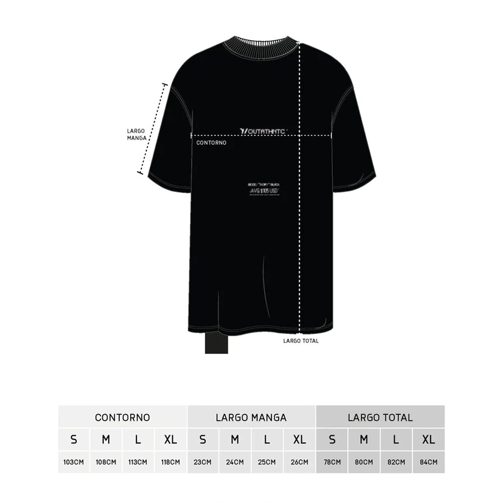 CAMISETA Y-OUT NEGRA SHADOW T.