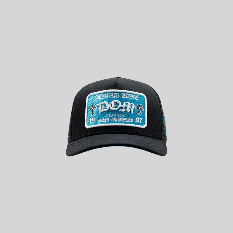 GORRA DOM APPAREL TRUCKER BLUE