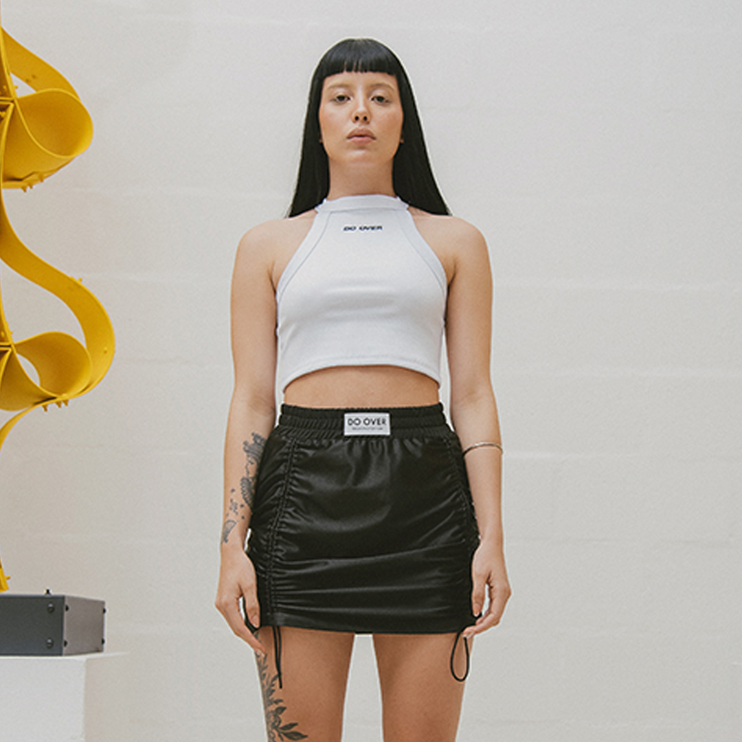 CROP TOP DO OVER LAB WHITE