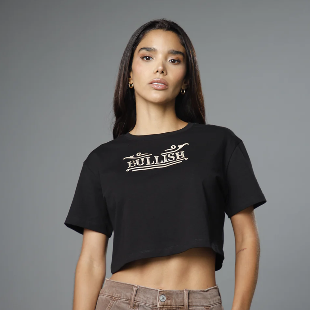 CROP TOP BULLISH HYPE ANAWA BLACK