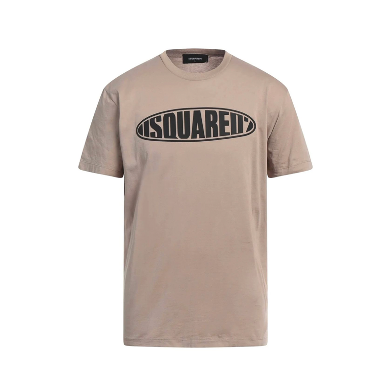 CAMISETA DSQUARED2 CAFÉ LOGO NEGRO