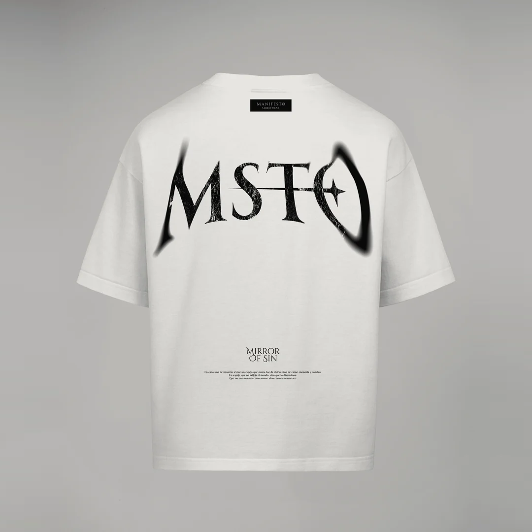 CAMISETA OVERSIZE BÁSICA MOF CRUDA