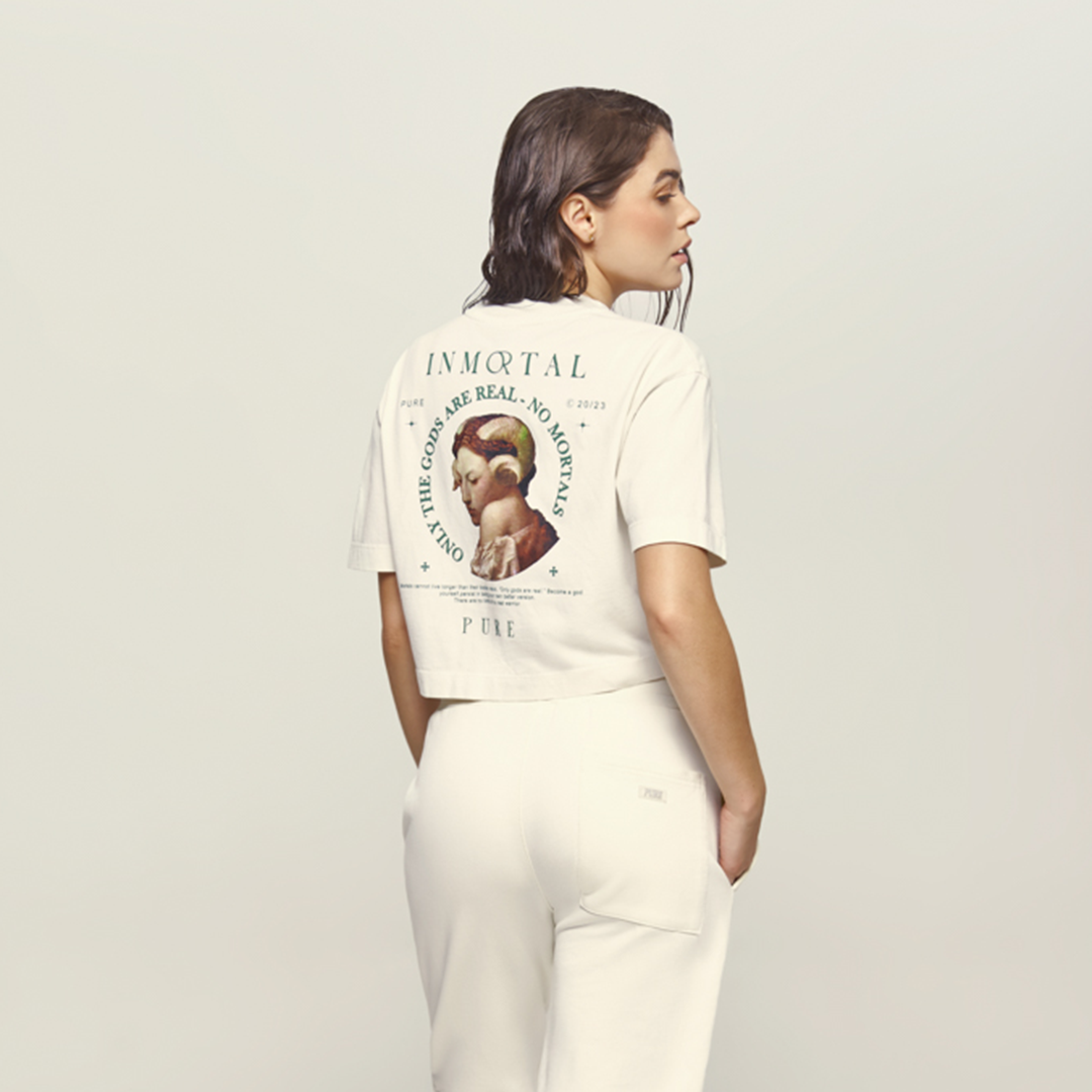 CROP TOP PURE CREAME