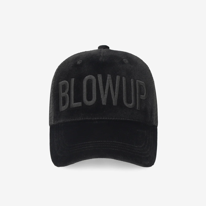 GORRA BLOW UP VELVET BLACK