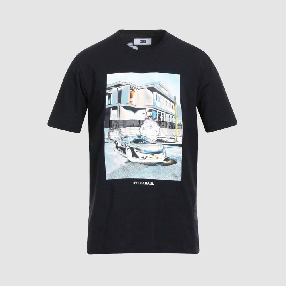 CAMISETA BALR NEGRA CAR