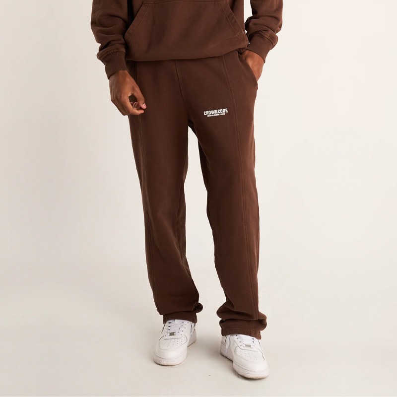 JOGGER CROWNCODE RECTO CREATIVE STUDIO CHOCOLATE