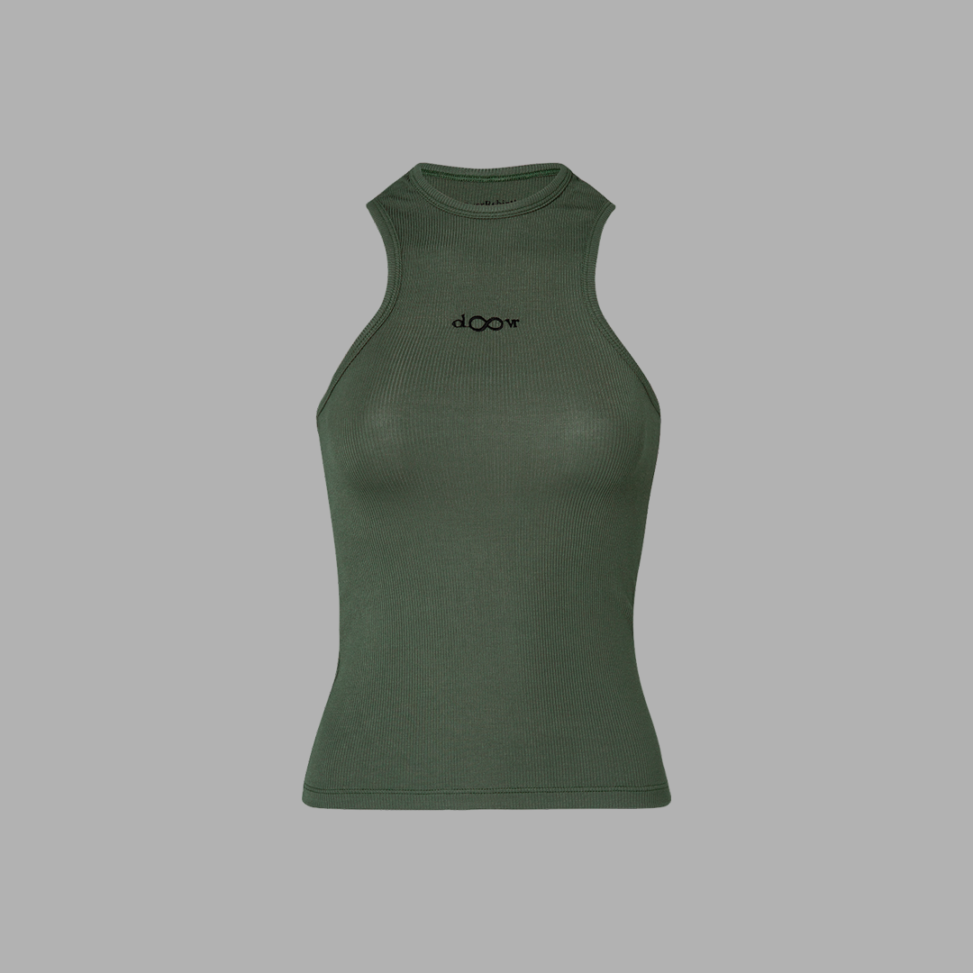 TOP DO OVER LAB GREEN MONOGRAM TANK UNISEX