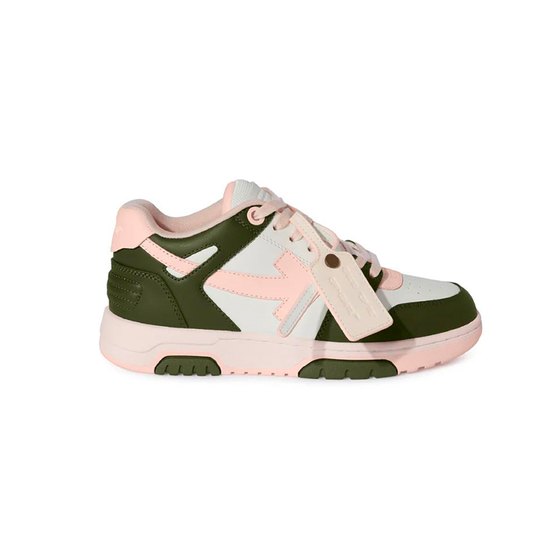 ZAPATOS OFF WHITE OUT OF OFFICE VERDE ROSA