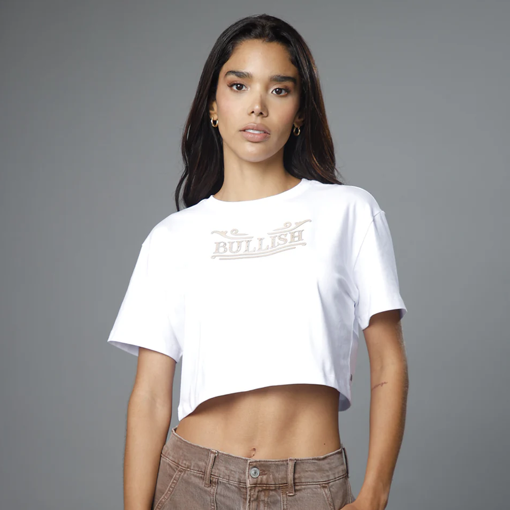 CROP TOP BULLISH HYPE ANAWA BLANCO