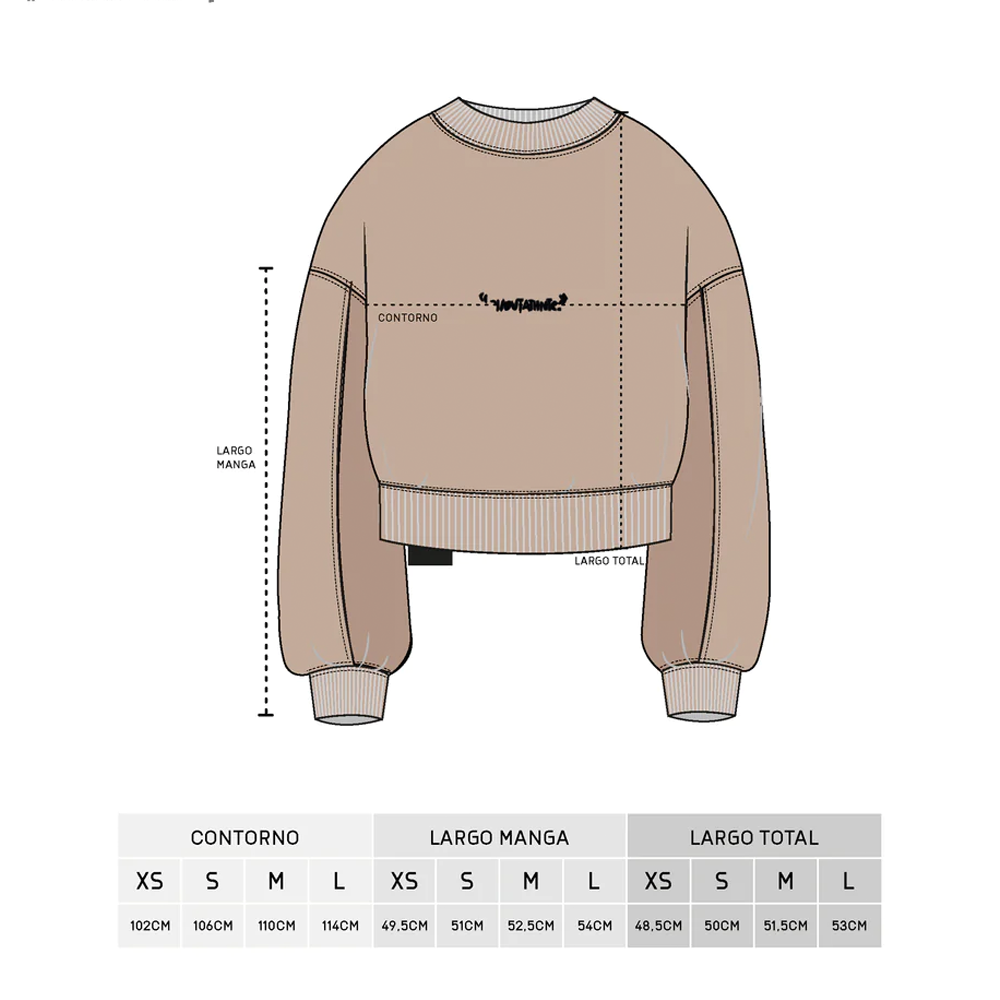 BUZO Y-OUT CAFÉ T.SWEATER