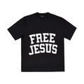 CAMISETA SINNERS FREE JESUS BLACK