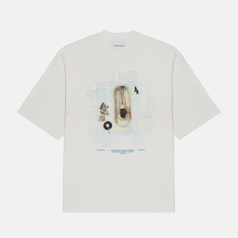 CAMISETA ASTRONÓMIC CALM & RELAXING BLANCO CREMA