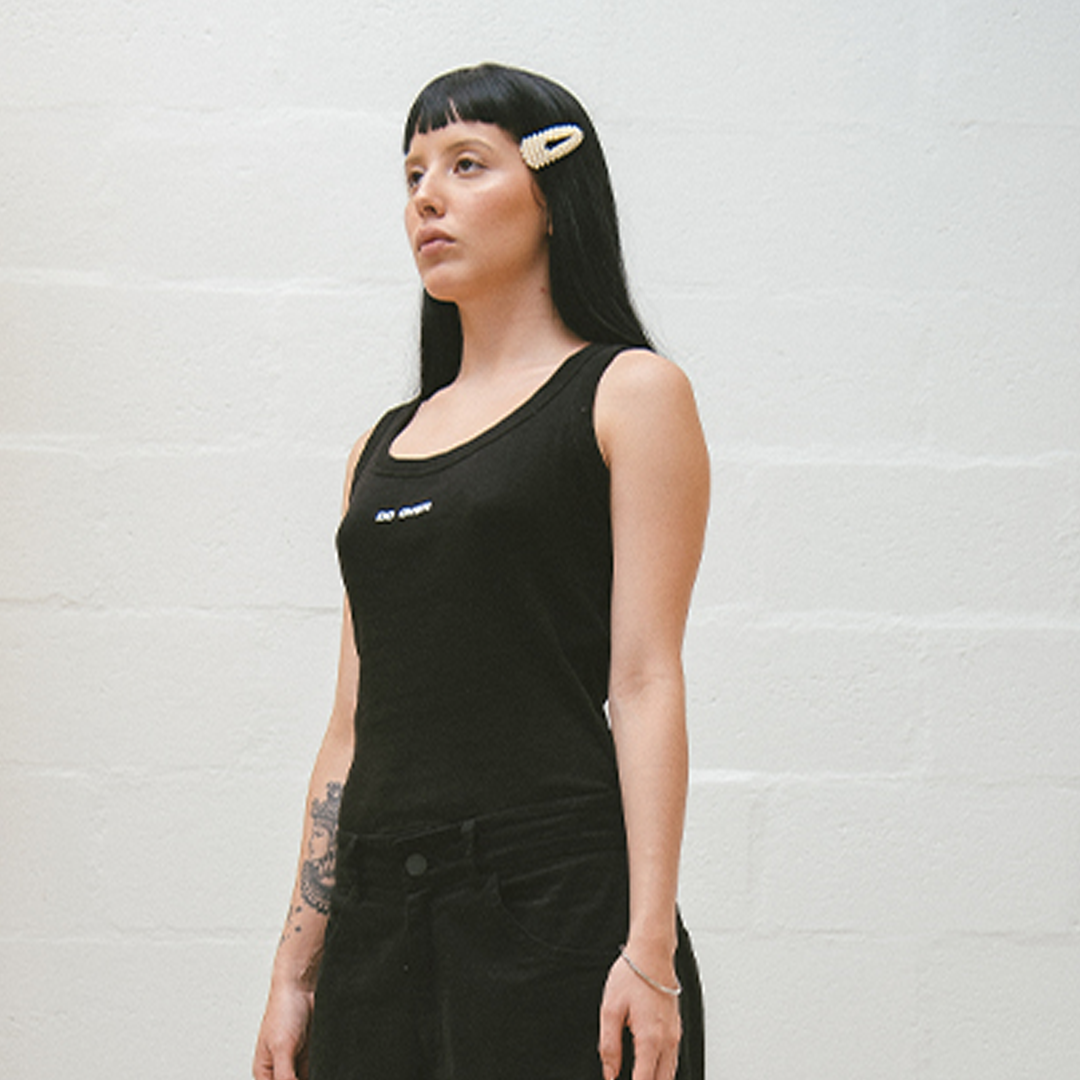 TOP DO OVER LAB BASIC TANK TOP BLACK